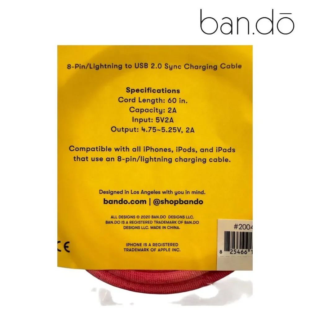 Ban.do 8-Pin Lightning to USB Charging Cable 60
